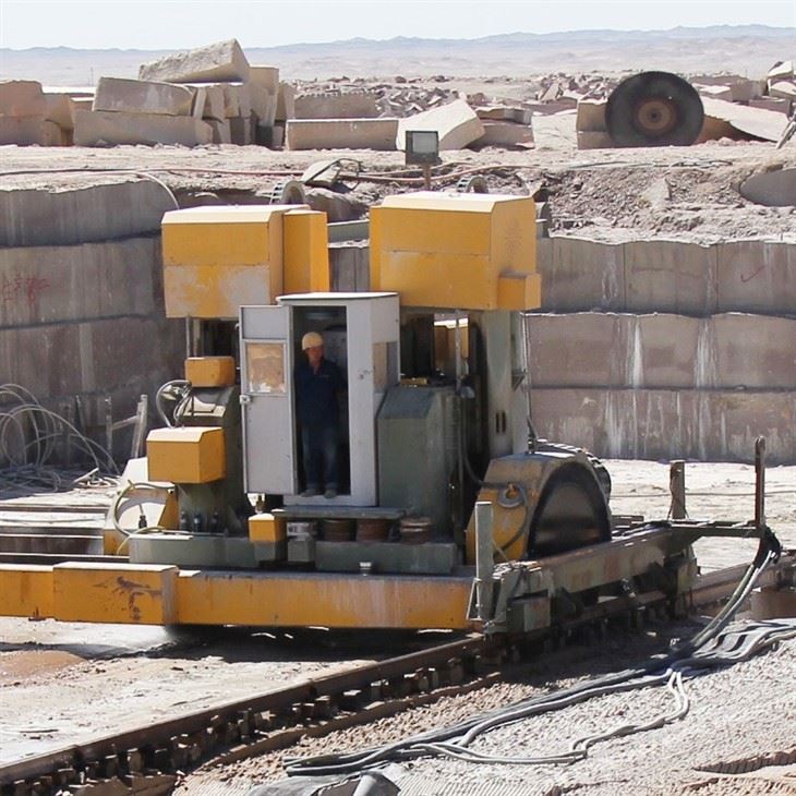 Double Blade Quarry Machine