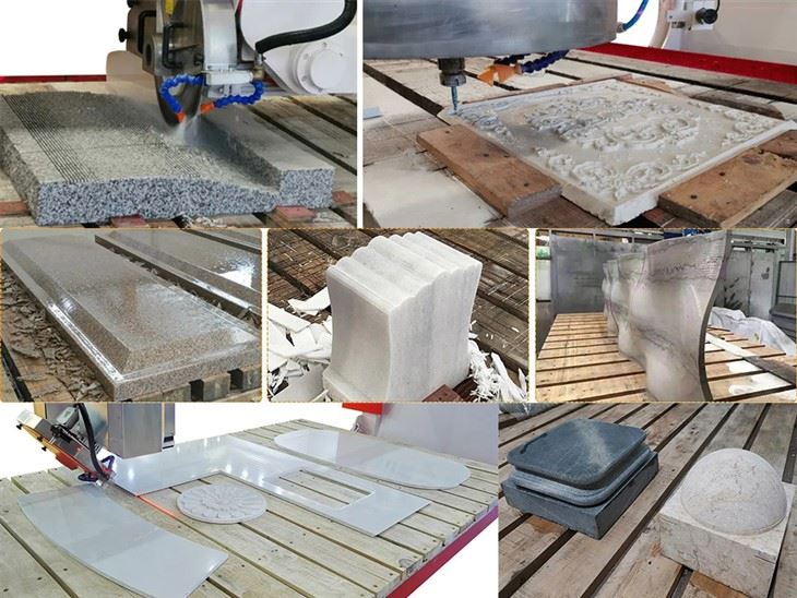 5 Axis CNC Stone Bridge Saws